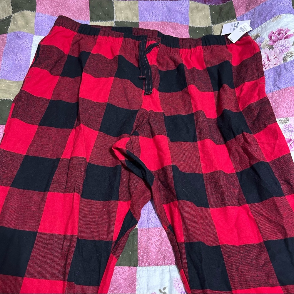 NWT‎ Old Navy Red Buffalo Check Plaid Pajama pants Size 2X